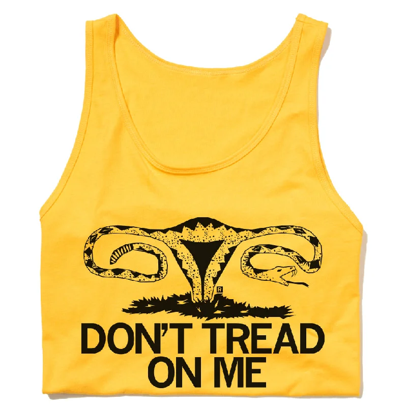 Don't Tread On Me Uterus Tank Top coral tank top