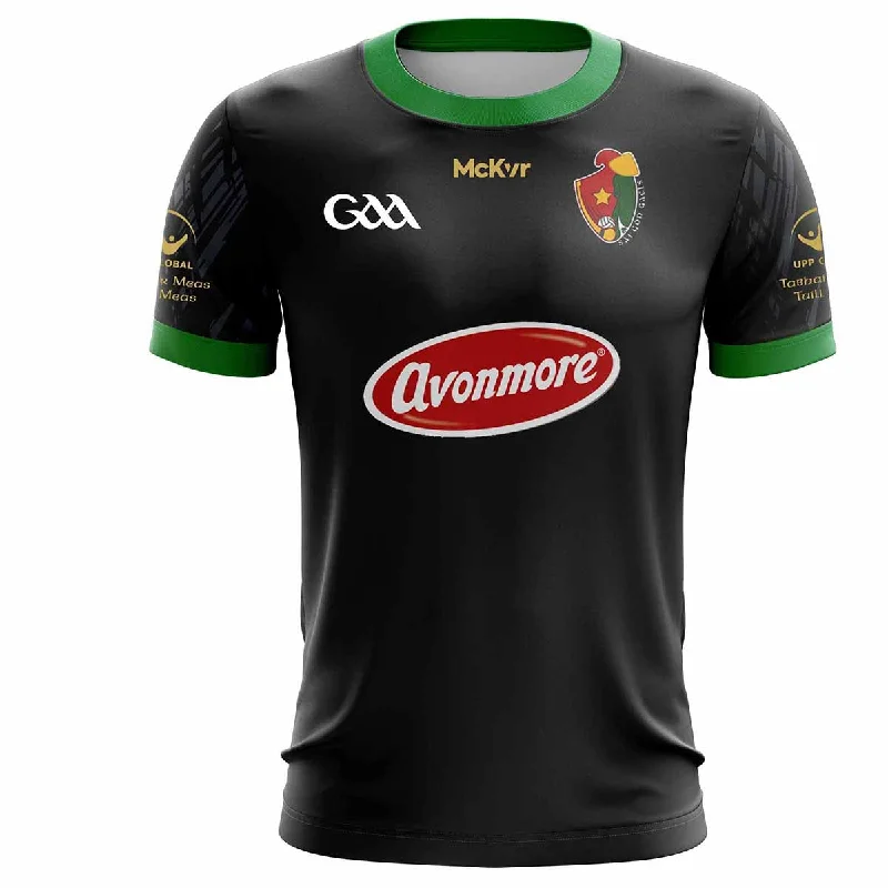 Mc Keever Saigon Gaels GAA Home Jersey - Adult - Black Player Fit V Neck Jersey Blouse Mc Keever Saigon Gaels GAA Home Jersey - Adult - Black Player Fit V Neck Jersey Blouse