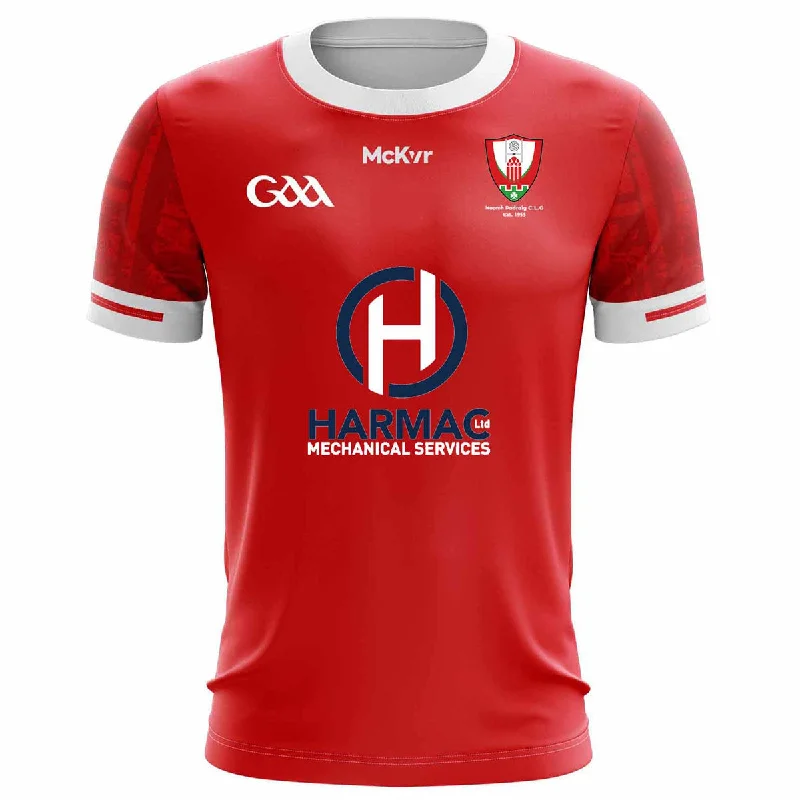 Mc Keever Dromahair GAA Playing Jersey - Adult - Red Minimalist Jersey Tee