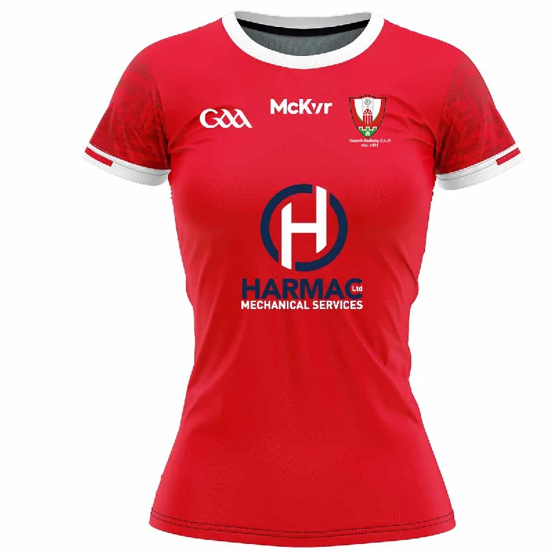 Mc Keever Dromahair GAA Playing Jersey - Womens - Red Retro Jersey Tee