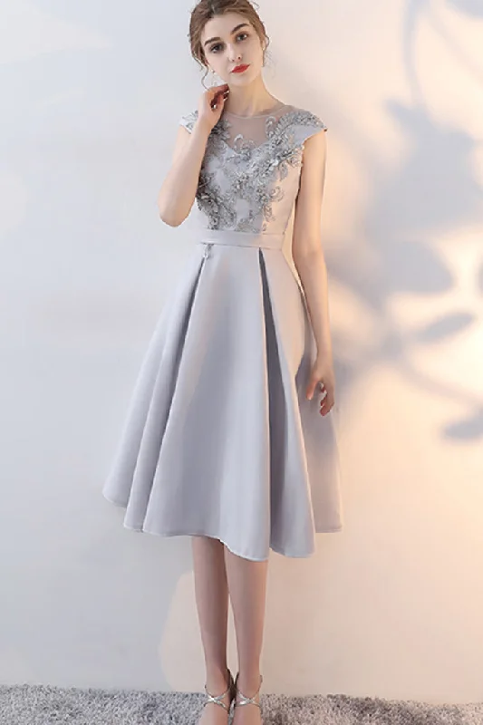 SLEEVELESS BANDAGE BACK SHORT FORMAL DRESS WITH APPLIQUE Tunics Versatile all-occasion SLEEVELESS BANDAGE BACK SHORT FORMAL DRESS WITH APPLIQUE Tunics Versatile all-occasion
