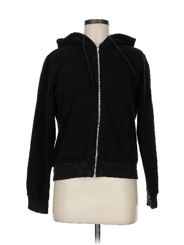 Zip Up Hoodie Hoodie with Bell Sleeves Flared Feminine