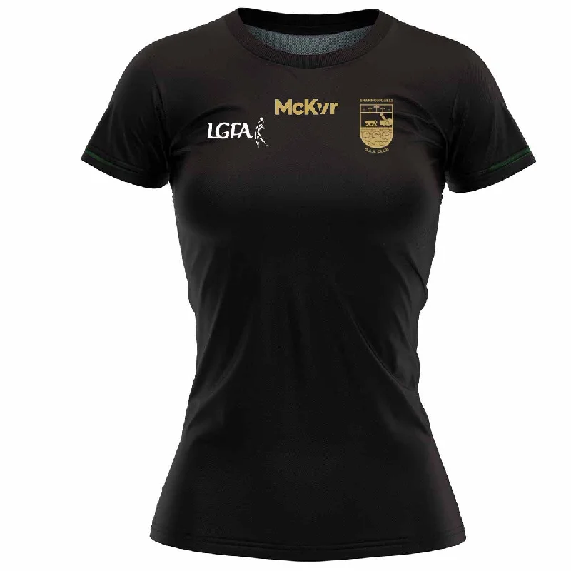 Mc Keever Shannon Gaels LGFA Training Plain Jersey - Womens - Black Bronze Jersey Tee Mc Keever Shannon Gaels LGFA Training Plain Jersey - Womens - Black Bronze Jersey Tee
