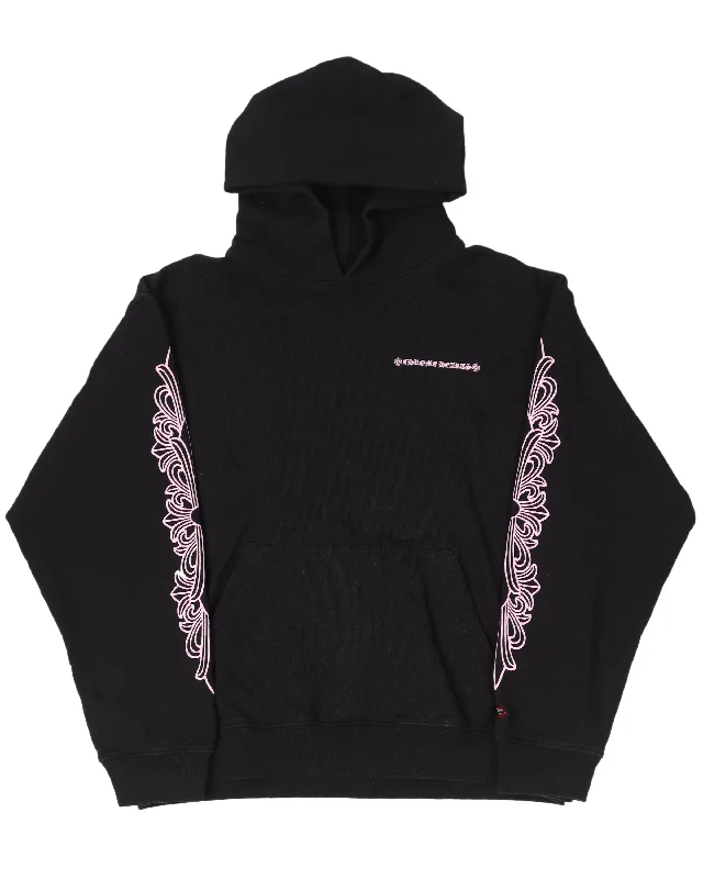 Matty Boy Script Logo Hoodie Hoodie with Hem Ribbing Snug Secure
