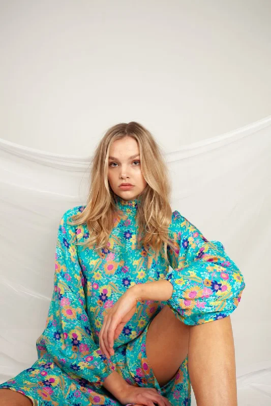 Dress Bee Balm villblomst Tunics Custom made