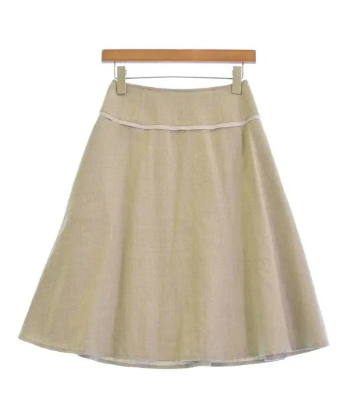 Rene Knee length skirts linen skirt airy