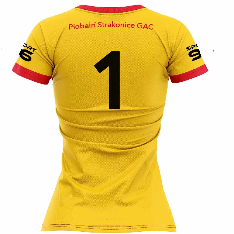Mc Keever Strakonice GAC Numbered Goalkeeper Jersey - Womens - Saffron Minimalist Jersey Tee Mc Keever Strakonice GAC Numbered Goalkeeper Jersey - Womens - Saffron Minimalist Jersey Tee