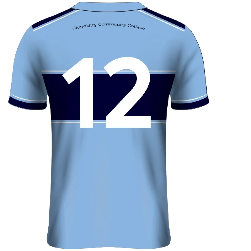 Mc Keever Clonakilty Community College Numbered Playing Jersey - Adult - Blue Trendy Jersey Shirt Mc Keever Clonakilty Community College Numbered Playing Jersey - Adult - Blue Trendy Jersey Shirt