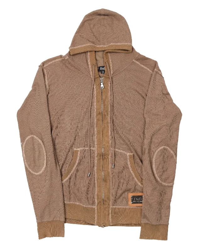 Linen Hoodie Hoodie with Button Placket Classic Preppy