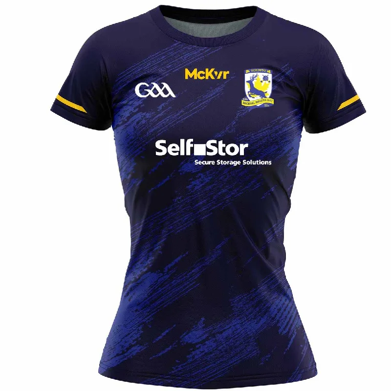 Mc Keever Toronto Michael Davitts GAC Training Jersey 2 - Womens - Navy/Royal Bronze Jersey Tee Mc Keever Toronto Michael Davitts GAC Training Jersey 2 - Womens - Navy/Royal Bronze Jersey Tee