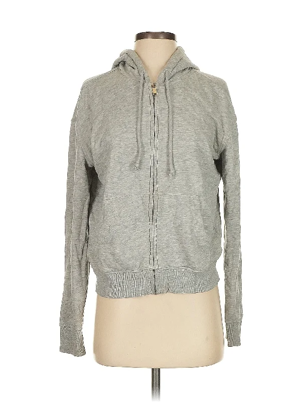 Zip Up Hoodie Hoodie with Oversized Fit Loose Comfortable