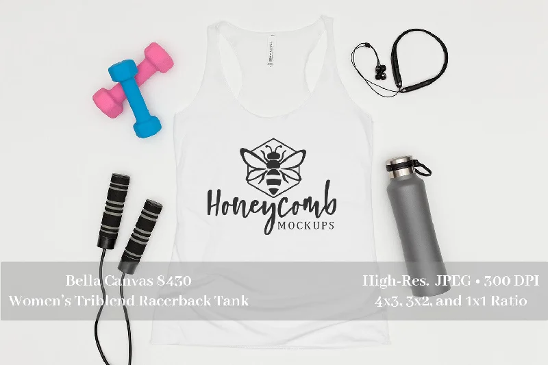 Workout Mockup, Bella Canvas 8430 Solid White Tri-Blend, Women's Tank Top Mockup, Fitness Mockup, Sports Mockup lace tank top Workout Mockup, Bella Canvas 8430 Solid White Tri-Blend, Women's Tank Top Mockup, Fitness Mockup, Sports Mockup lace tank top