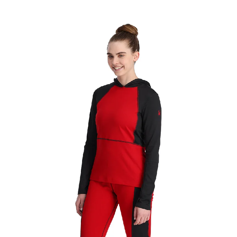 Womens Stretch Charger Hoodie - Pulse Hoodie with Set-In Sleeves Structured Classic