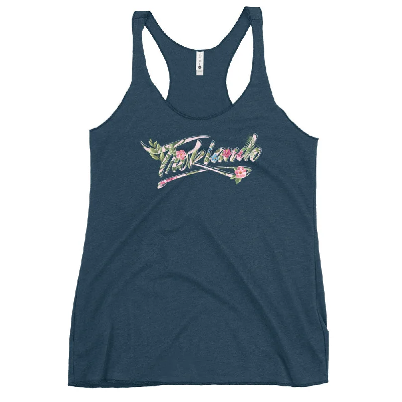 Floral Women's Tank Top peach tank top