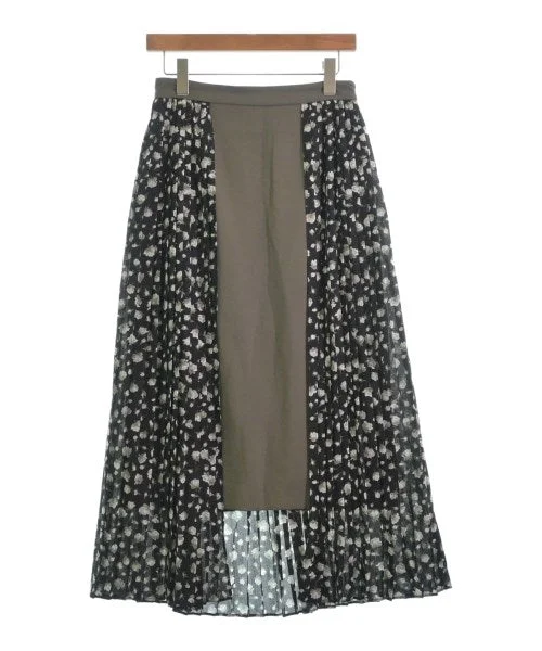 CLANE Long/Maxi length skirts velvet skirt plush