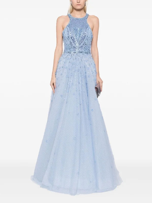 Blue & Blue beading