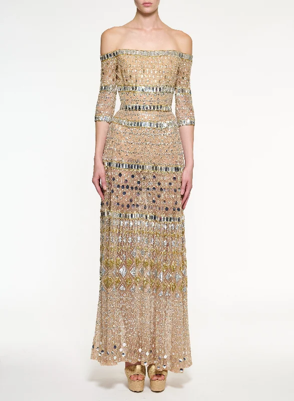 Iridescent Tribal Dress