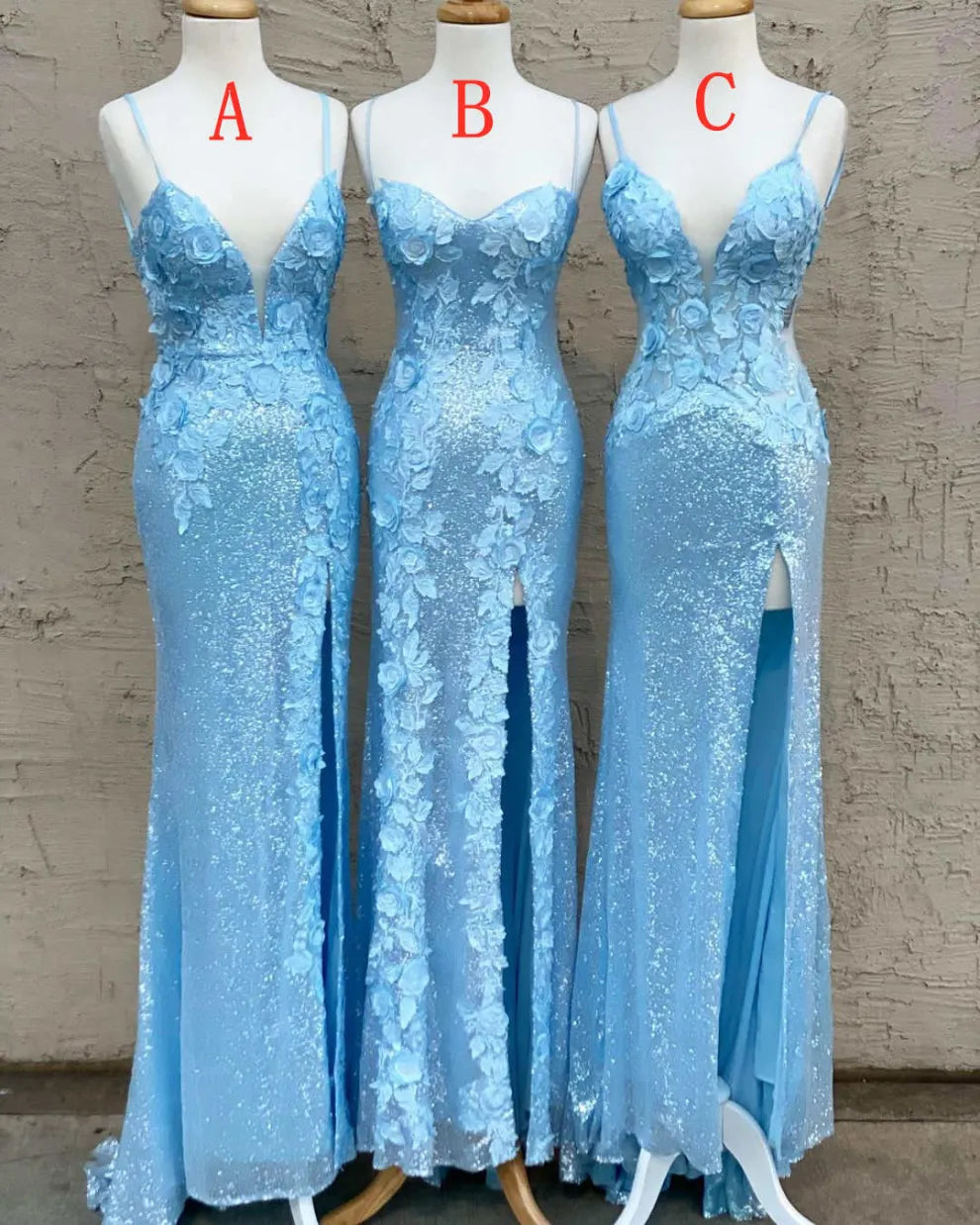 Glitter Sheath Sleeveless Empire Appliques Party Prom Dress