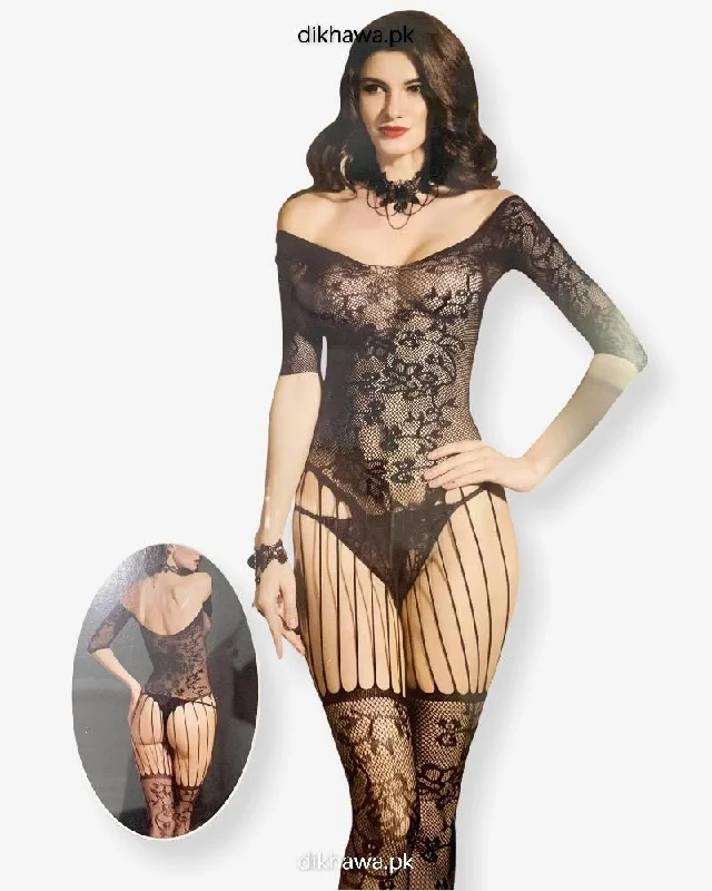 Hkmeair Cinco Sexy Net Bodystocking No ZW8855 Stylish Backless Bodysuit