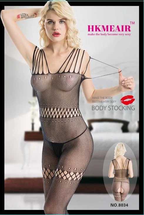 Hkmeair Sexy Net Bodystocking No 8034 Comfortable Shaping Bodysuit