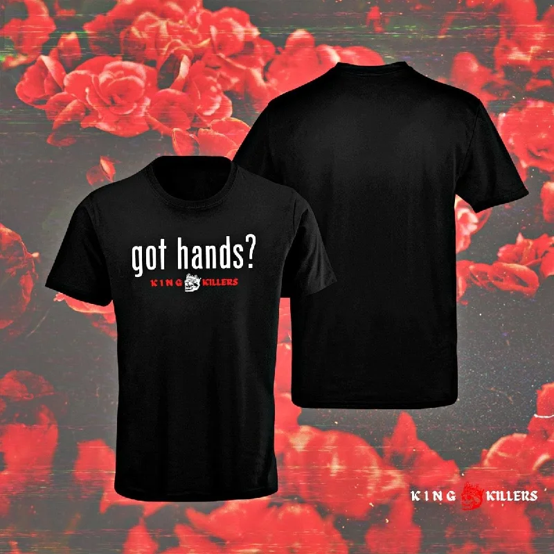 Got Hands? Short Sleeve Boxing T-Shirt Iron Safe Non-Iron Wrinkle Free