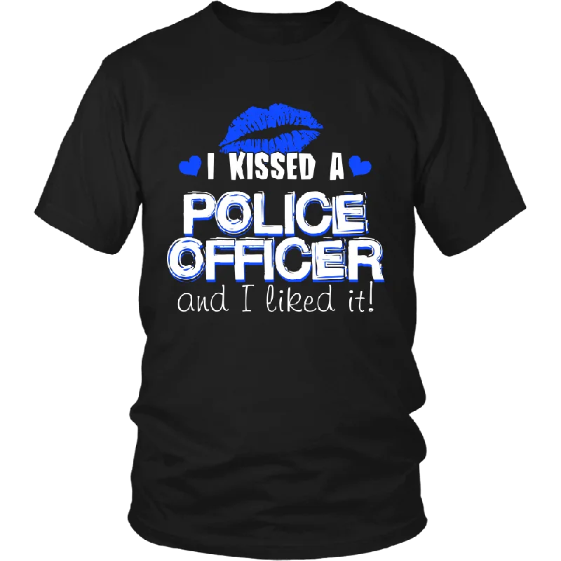 I Kissed A Police Officer Shirt Welt Pockets Slit Pockets Flap Pockets