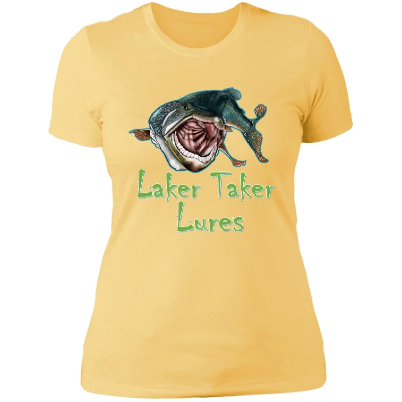 Ladies' Boyfriend Laker Taker T-Shirt Wool Fabric Cashmere Fabric Tweed Fabric